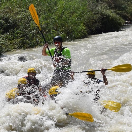 Descenso en bote en Andalucía