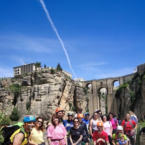 Grupo en actividad outdoor